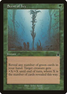 Scent of Ivy card from Urza's Destiny