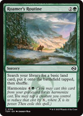 Roamer's Routine card from Tarkir: Dragonstorm
