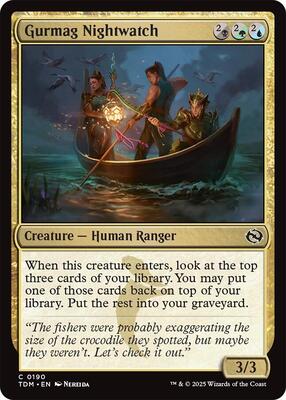 Gurmag Nightwatch card from Tarkir: Dragonstorm