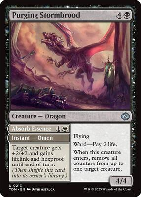 Purging Stormbrood card from Tarkir: Dragonstorm