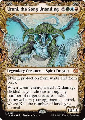 Ureni, the Song Unending (Showcase) card from Tarkir: Dragonstorm