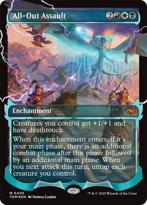 All-Out Assault (Showcase) card from Tarkir: Dragonstorm