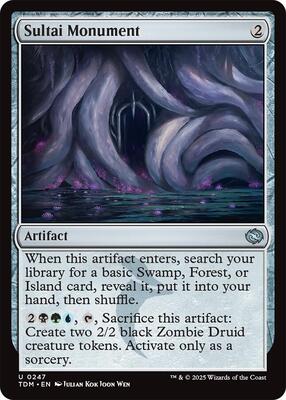 Sultai Monument card from Tarkir: Dragonstorm