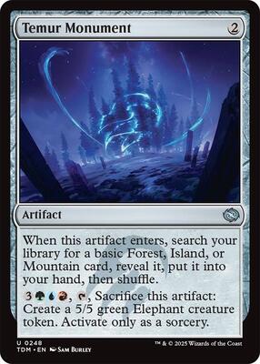Temur Monument card from Tarkir: Dragonstorm