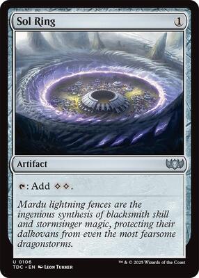 Sol Ring card from Commander: Tarkir: Dragonstorm