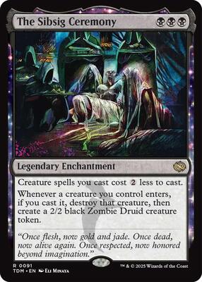 The Sibsig Ceremony card from Tarkir: Dragonstorm