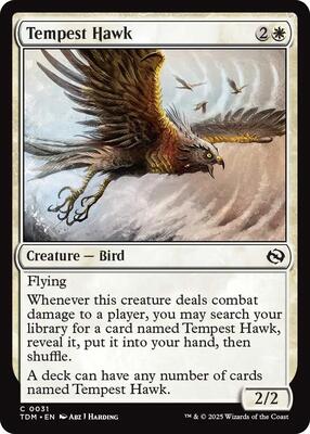 Tempest Hawk card from Tarkir: Dragonstorm