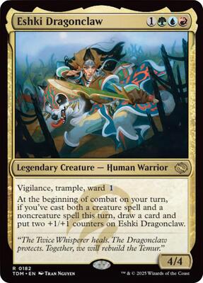 Eshki Dragonclaw card from Tarkir: Dragonstorm