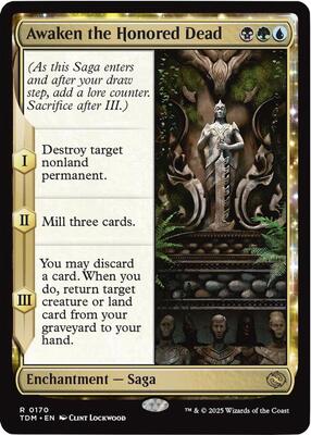 Awaken the Honored Dead card from Tarkir: Dragonstorm