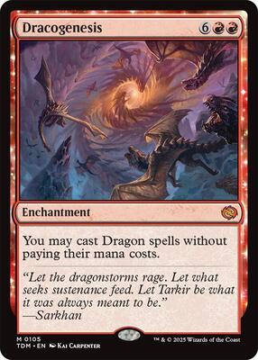 Dracogenesis card from Tarkir: Dragonstorm