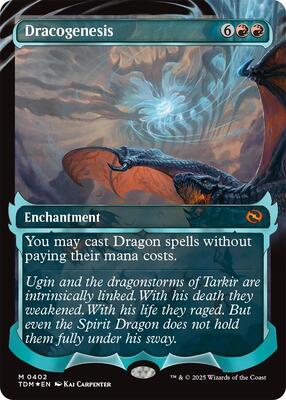 Dracogenesis (0402) (Showcase) card from Tarkir: Dragonstorm