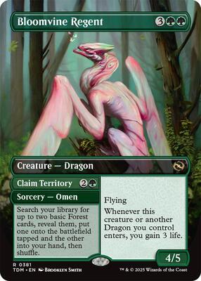 Bloomvine Regent (Borderless) card from Tarkir: Dragonstorm