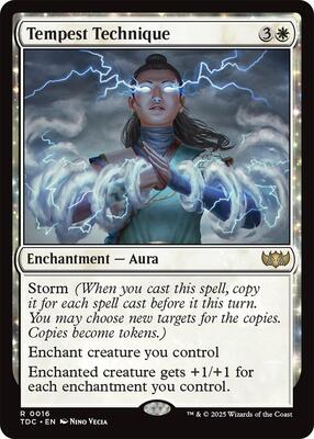 Tempest Technique card from Commander: Tarkir: Dragonstorm