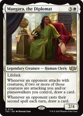 Mangara, the Diplomat card from Commander: Tarkir: Dragonstorm