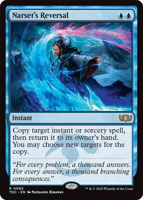 Narset's Reversal card from Commander: Tarkir: Dragonstorm