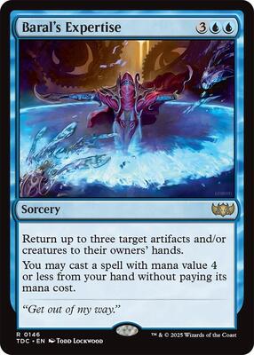 Baral's Expertise card from Commander: Tarkir: Dragonstorm