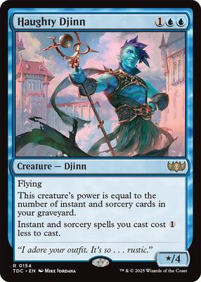 Haughty Djinn card from Commander: Tarkir: Dragonstorm