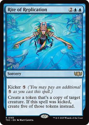 Rite of Replication card from Commander: Tarkir: Dragonstorm