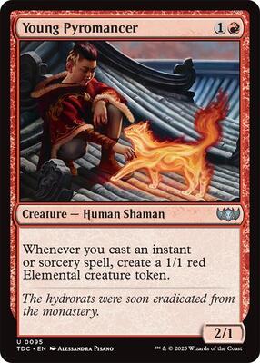 Young Pyromancer card from Commander: Tarkir: Dragonstorm