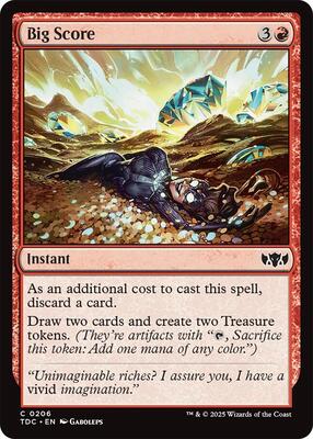 Big Score card from Commander: Tarkir: Dragonstorm