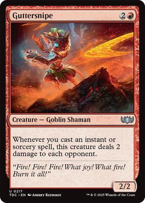 Guttersnipe card from Commander: Tarkir: Dragonstorm