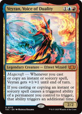 Veyran, Voice of Duality card from Commander: Tarkir: Dragonstorm