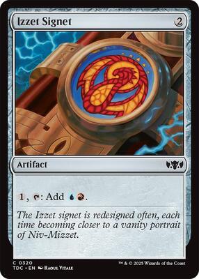 Izzet Signet card from Commander: Tarkir: Dragonstorm