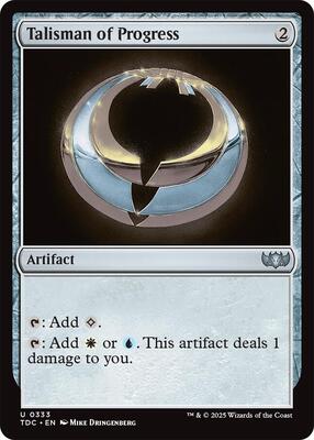 Talisman of Progress card from Commander: Tarkir: Dragonstorm