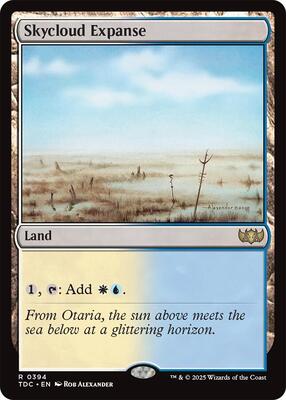 Skycloud Expanse card from Commander: Tarkir: Dragonstorm