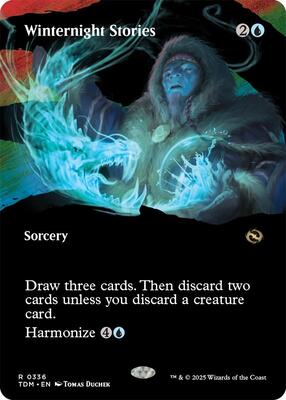 Winternight Stories (Borderless) card from Tarkir: Dragonstorm