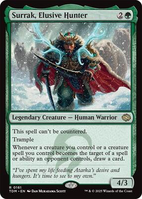 Surrak, Elusive Hunter card from Tarkir: Dragonstorm