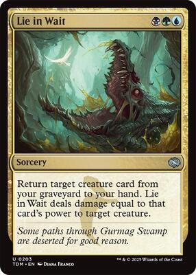 Lie in Wait card from Tarkir: Dragonstorm