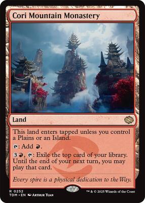 Cori Mountain Monastery card from Tarkir: Dragonstorm