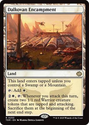 Dalkovan Encampment card from Tarkir: Dragonstorm
