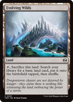 Evolving Wilds card from Tarkir: Dragonstorm