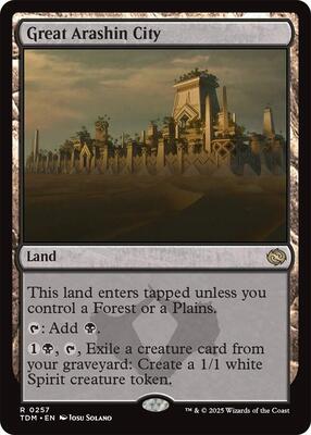 Great Arashin City card from Tarkir: Dragonstorm