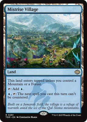Mistrise Village card from Tarkir: Dragonstorm