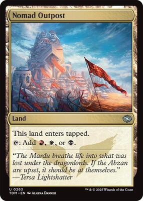 Nomad Outpost card from Tarkir: Dragonstorm
