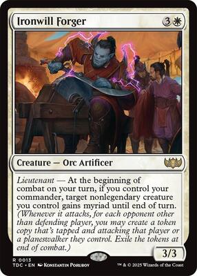 Ironwill Forger card from Commander: Tarkir: Dragonstorm