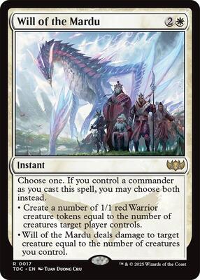 Will of the Mardu card from Commander: Tarkir: Dragonstorm