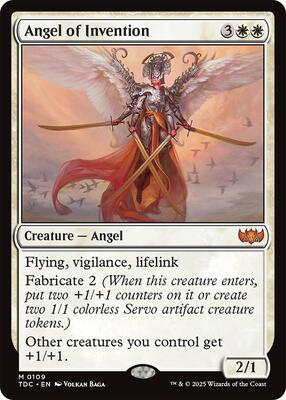 Angel of Invention card from Commander: Tarkir: Dragonstorm