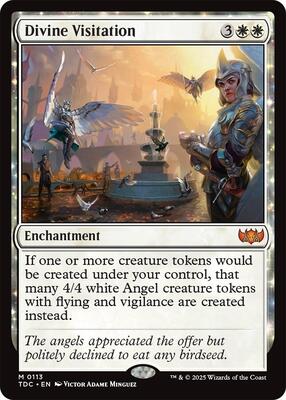 Divine Visitation card from Commander: Tarkir: Dragonstorm