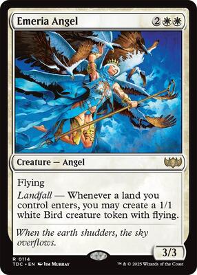 Emeria Angel card from Commander: Tarkir: Dragonstorm