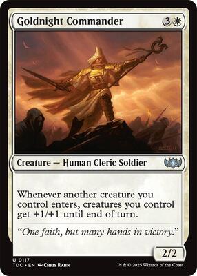 Goldnight Commander card from Commander: Tarkir: Dragonstorm