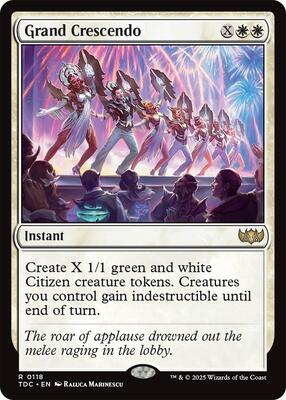 Grand Crescendo card from Commander: Tarkir: Dragonstorm