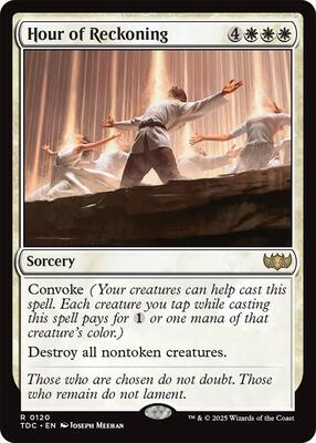 Hour of Reckoning card from Commander: Tarkir: Dragonstorm