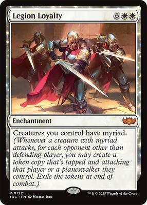 Legion Loyalty card from Commander: Tarkir: Dragonstorm