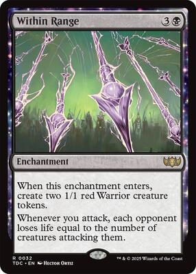 Within Range card from Commander: Tarkir: Dragonstorm