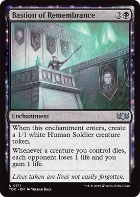 Bastion of Remembrance card from Commander: Tarkir: Dragonstorm