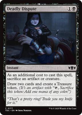 Deadly Dispute card from Commander: Tarkir: Dragonstorm